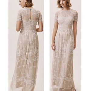 New BHLDN Ruby 4 Tan Beads Maxi Wedding